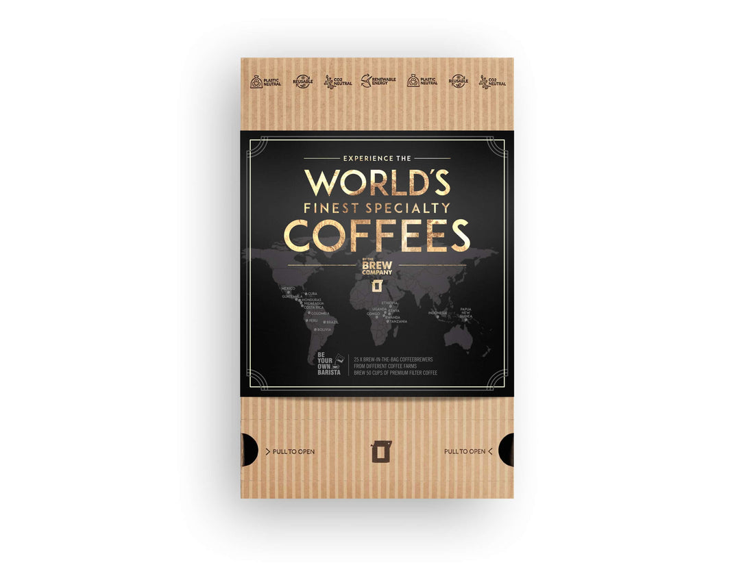 WORLD'S FINEST-SPECIALTY COFFEE- GIFT BOX-25 PCS