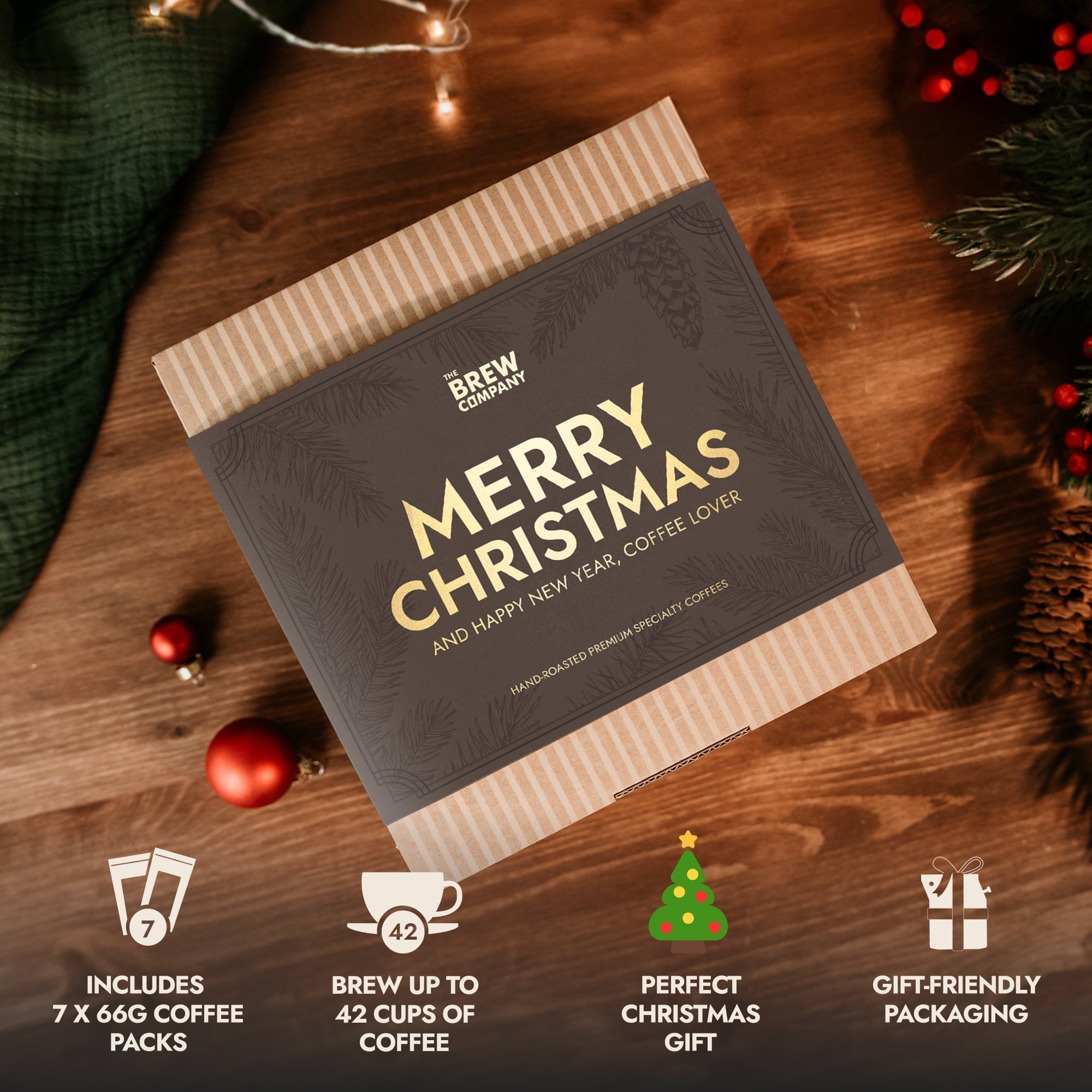 Premium Specialty Coffee Bean Christmas Gift Box | Hand-Roasted Coffee
