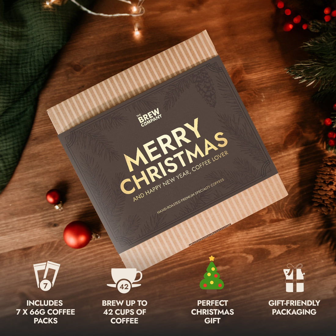 Premium Specialty Coffee Bean Christmas Gift Box | Hand-Roasted Coffee