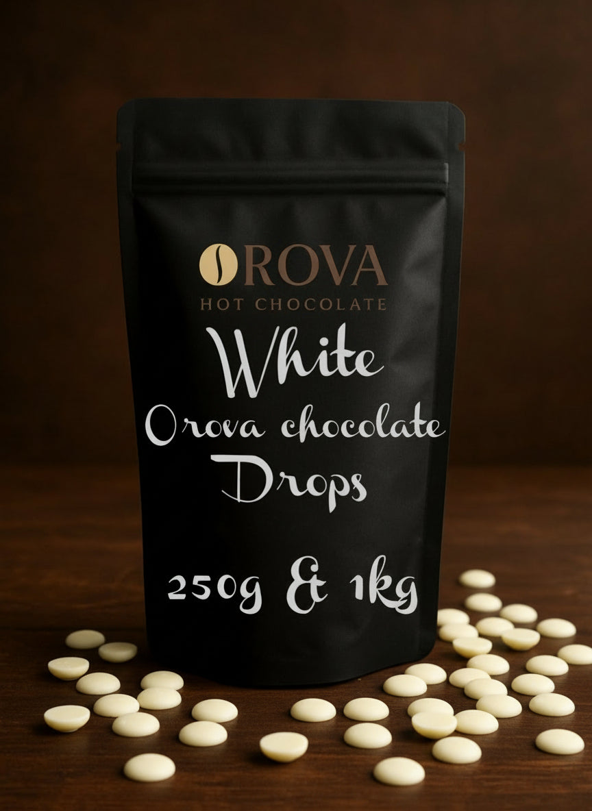 Orova White chocolate drops